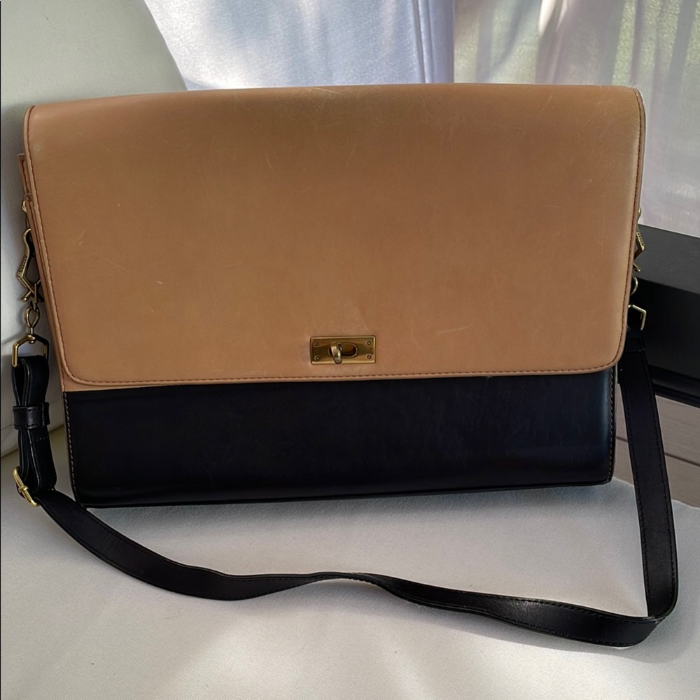 J Crew Color Block Edie Grand Bag